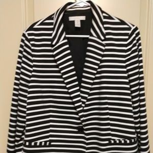 Chicos Striped Jacket